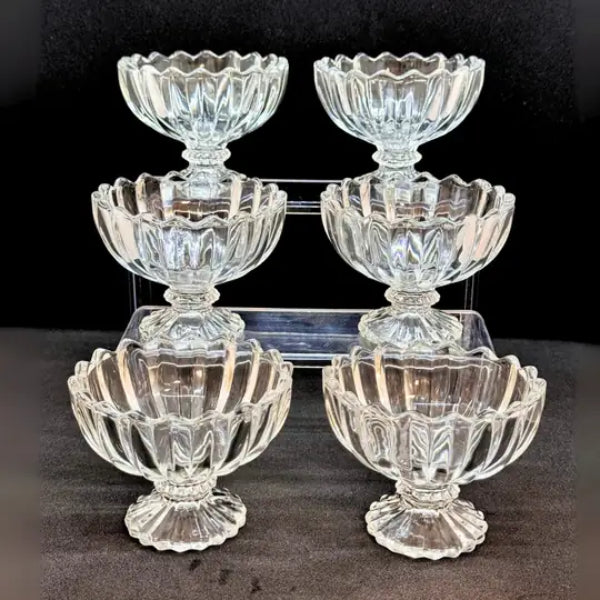 6-Piece Crystal Snack Bowl Set