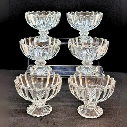 6-Piece Crystal Snack Bowl Set