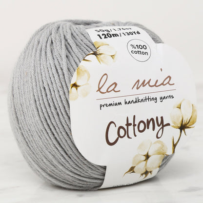 خيط حياكة يدوية للأطفال من La Mia Cottony باللون الرمادي - P20-L020 - 33557