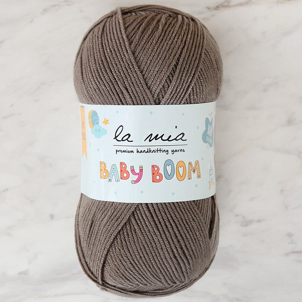 La Mia Baby Boom Grey Hand Knitting Yarn - 1921 - 34143