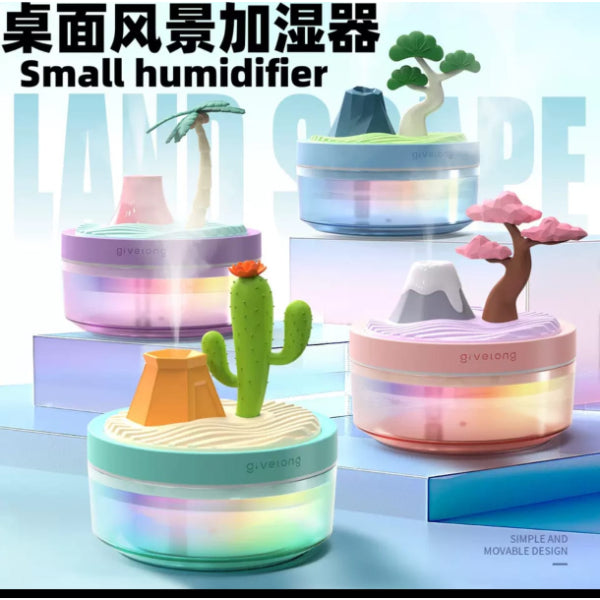 Nature-Themed Mini Humidifier