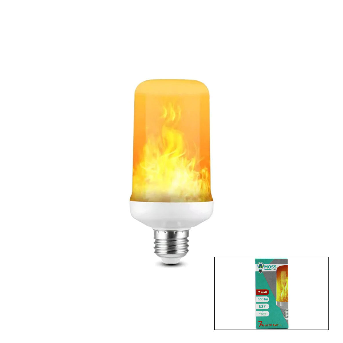 7W E27 ALEV AMPUL LAMBA 560 LÜMEN (5347)