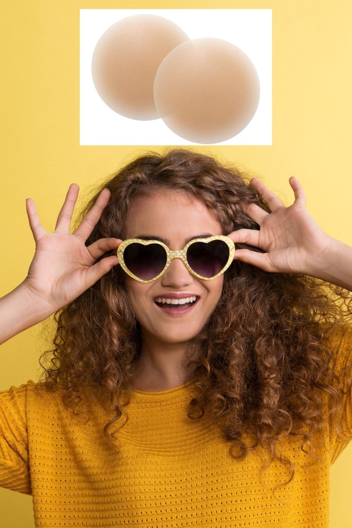 Starixa® Silikon Göğüs Ucu Kapatıcı Gizleyici Bant Aparat  Nipple Pad