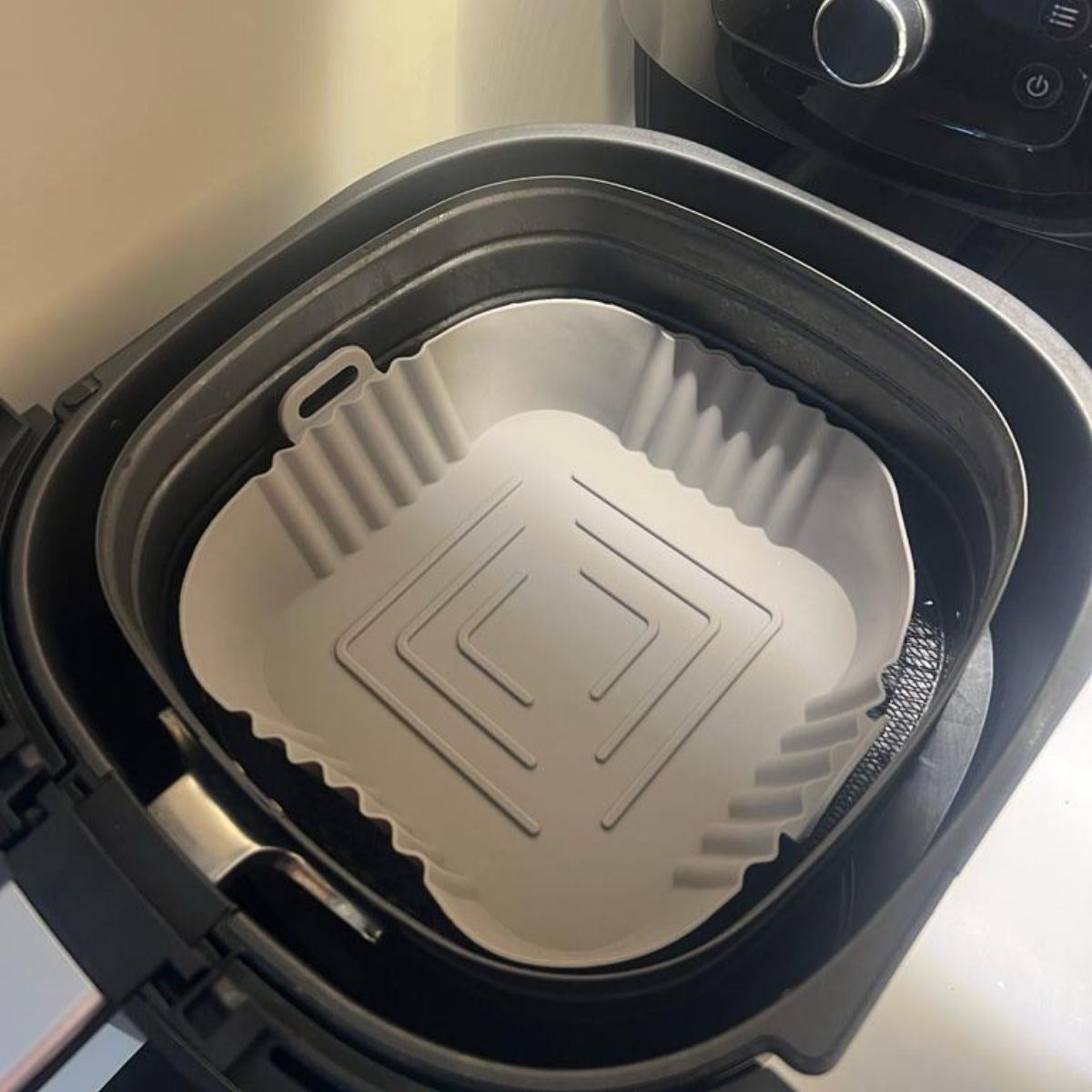 Starixa® Renkli Isıya Dayanıklı Yıkanılabilir Silikon Fırın Ve Airfryer Kare Model Pişirme Matı 20 Cm