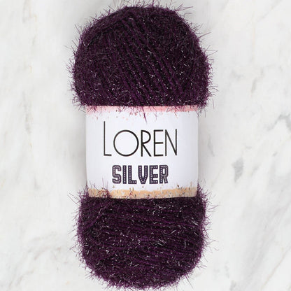 Loren Silver Aubergine Hand Knitting Yarn - RS0109 - 34082