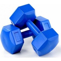 دمبل بلاستيكي بزوايا 8 كغم، قطعتان (5347)