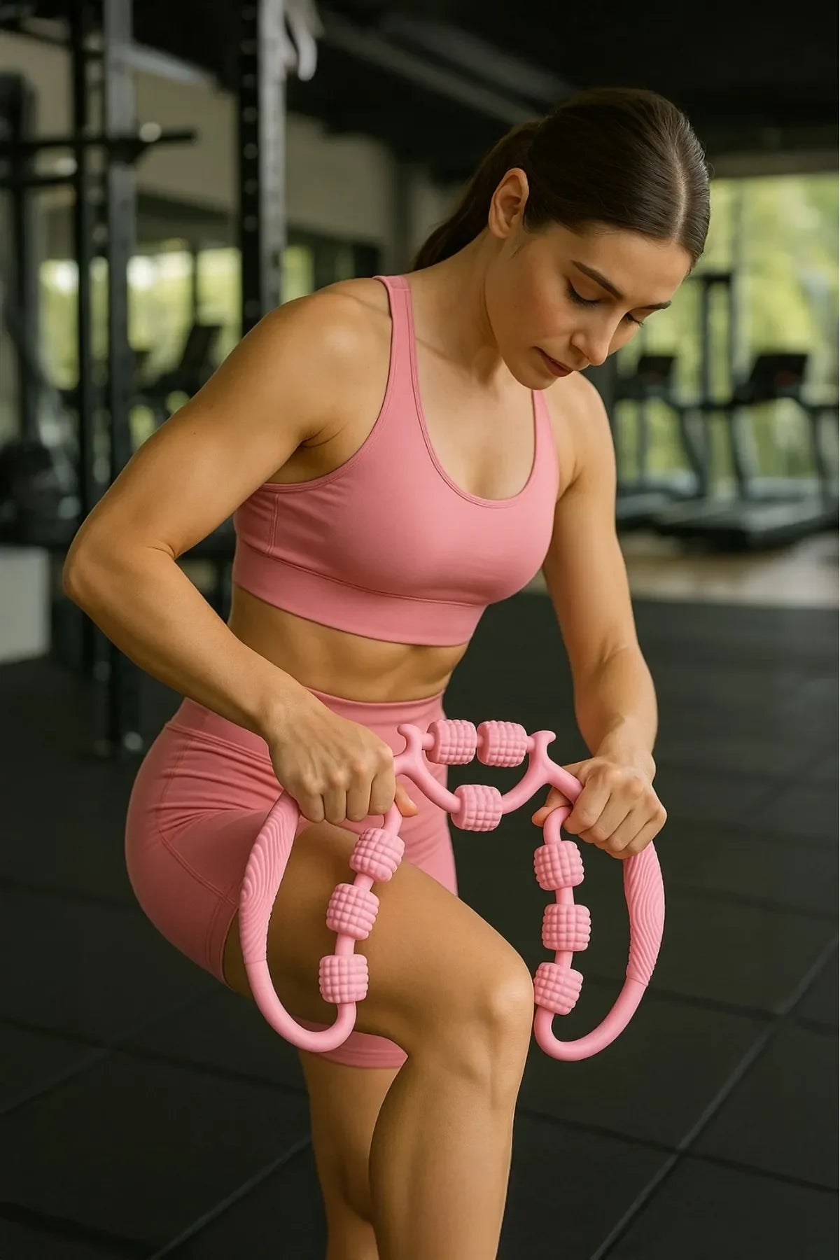 9-Wheel Neck Leg Foot Waist Massager Multi-functional Manual (5347)
