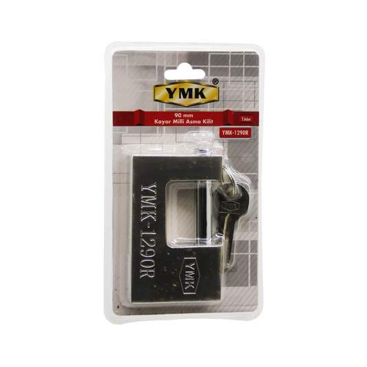 90MM GRİ KAYAR MİLLİ ASMA KİLİT (5347)