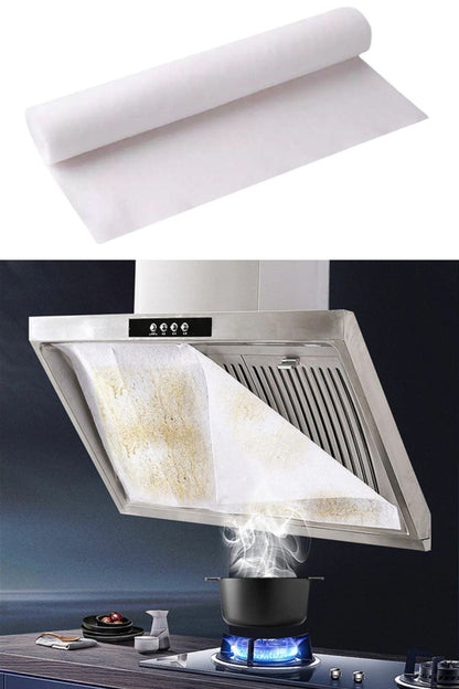 Starixa® 2li Yağ Emici Duman Önleyici Pratik Mutfak Davlumbaz Koruyucu Dayanıklı Yedek Filtre 45x90cm