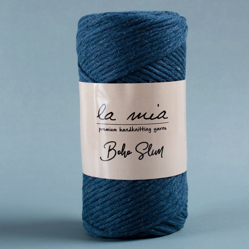 La Mia Boho Slim Aviator Blue Hand Knitting Yarn -L110 - 34199