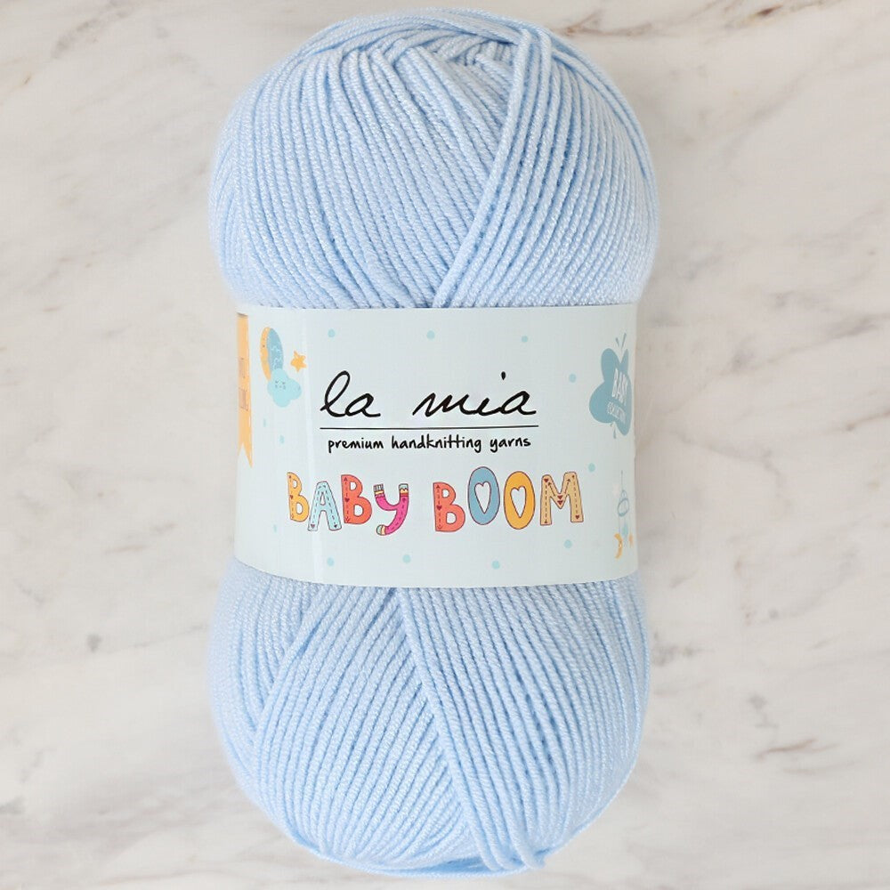 La Mia Baby Boom Baby Blue Hand Knitting Yarn - 544 - 34144