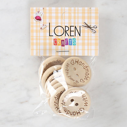 Loren Crafts أزرار يدوية 8 قطع - 1616