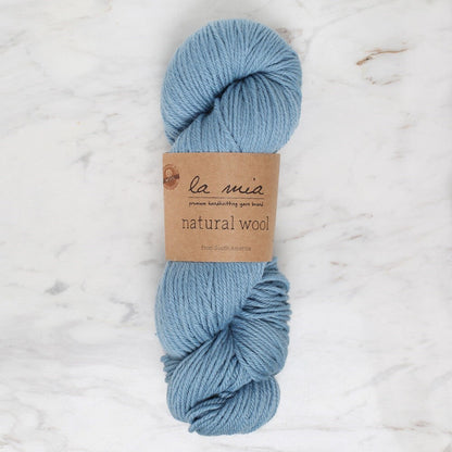 La Mia Natural Wool خيوط حياكة يدوية زرقاء - L204 - 34393