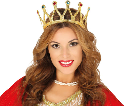 تاج الملكة ذهبي اللون
