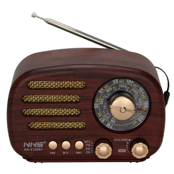 Wooden Retro Radio