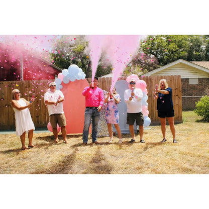 Gender Reveal Tube - Gender Reveal Party Tube Pink Color