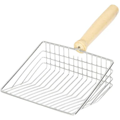 Metal Sand Scoop with Wooden Handle