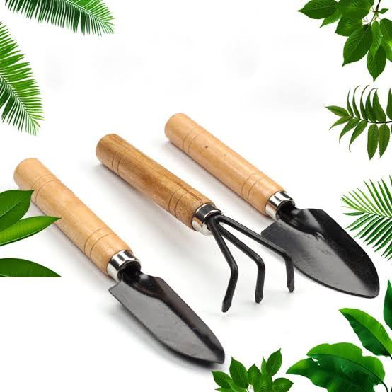 Mini Wooden Hobby Garden Set 3 Pieces