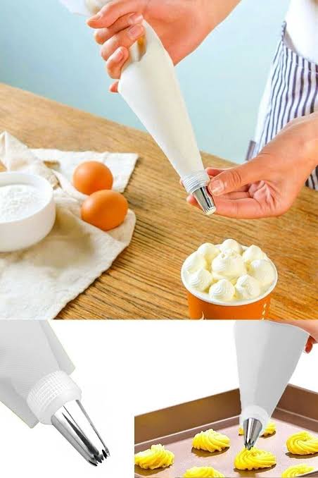 Cream Piping Set 10 Pieces