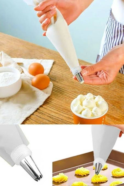 Cream Piping Set 10 Pieces