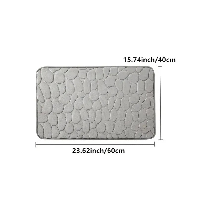 Memory Foam Non-Slip Pink Bath Mat