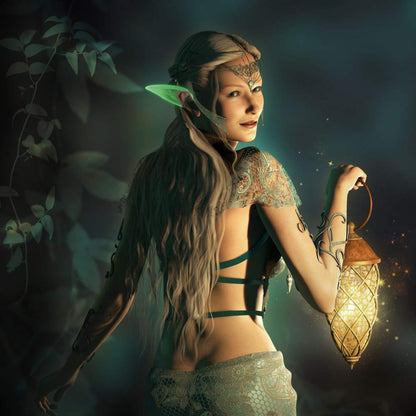 1 Pair Glow-in-the-Dark Phosphorescent Latex Elf Ears