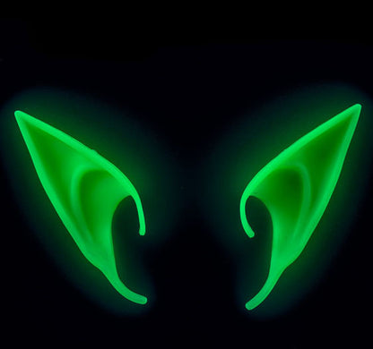 1 Pair Glow-in-the-Dark Phosphorescent Latex Elf Ears
