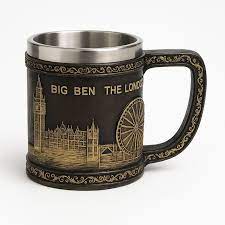 London Detailed Steel Mug