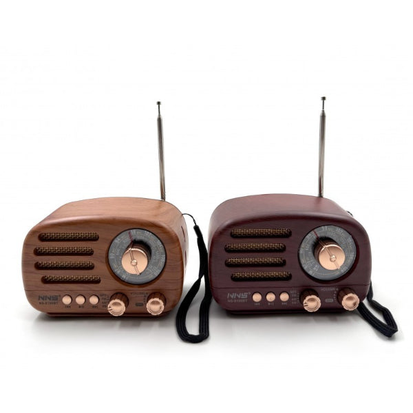 Wooden Retro Radio
