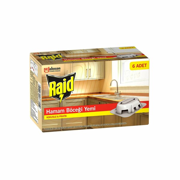 RAİD 6 PARÇA  HAMAM BÖCEK YEMİ (5347)