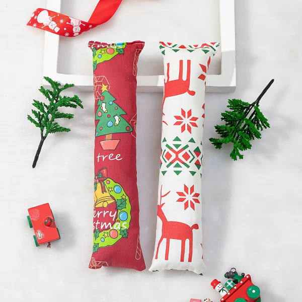 Christmas-Themed Crinkly Fabric Cat Toy