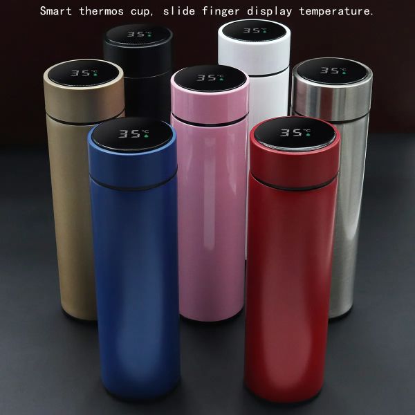 Digital Thermos with Temperature Display 500 ml