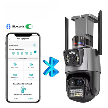 3 Lens Wi-Fi Security Camera