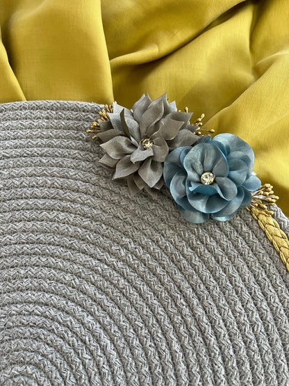 DecoHandy 39cm Floral Jute Knitted Placemat American Service