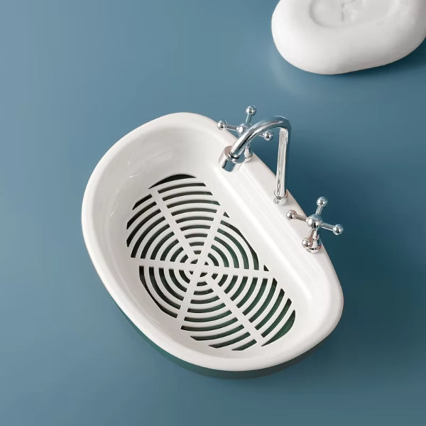 Sink-Shaped Soap Dish