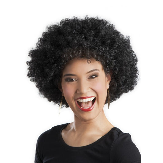 Black Curly Afro Wig Party Fancy Dress