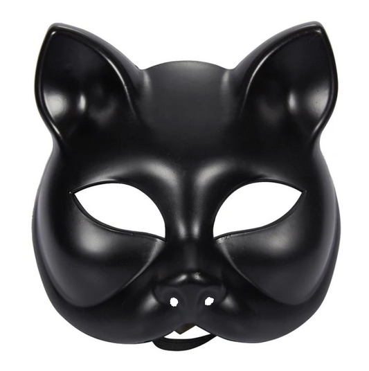 Black Luxury Cat Mask