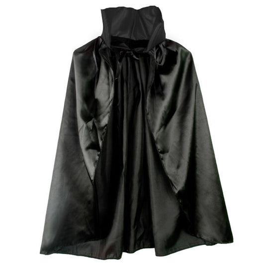 Black Collared Halloween Cape 90 cm