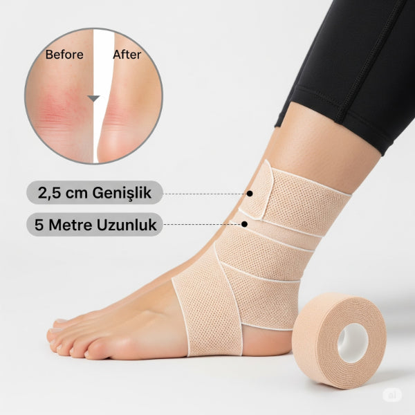 Anti-Blister Shoe Roll Tape 2.5 cm X 5 m
