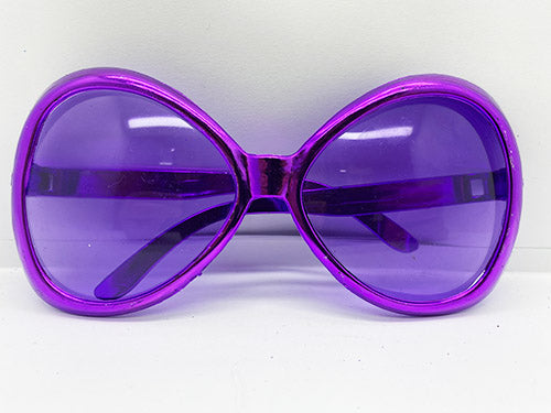 Purple Color Yeşilçam Nostalgia 80s 90s Party Glasses 7x16 cm