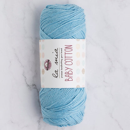 La Mia Baby Cotton Blue Hand Knitting Yarn - L041 - 33640