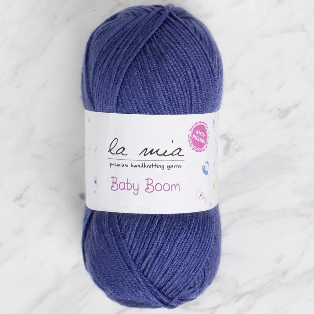 La Mia Baby Boom Light Blue Hand Knitting Yarn - 604 - 34125