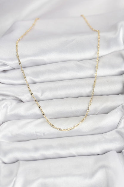 Mey İthalat® CM 14K Gold Renk Pirinç Gemi Zinciri Model Kadın Kolye