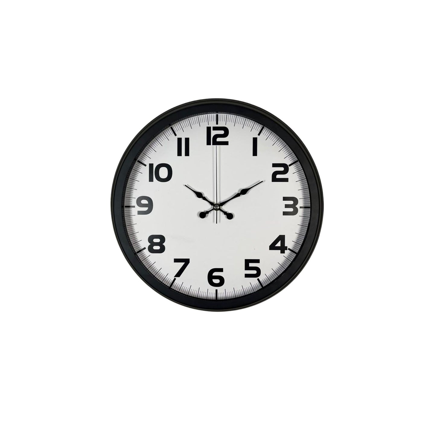 Black Simplex 40 Cm Metal Duvar Saati