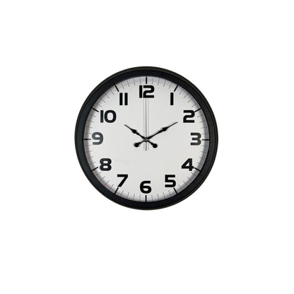 Black Simplex 40 Cm Metal Duvar Saati