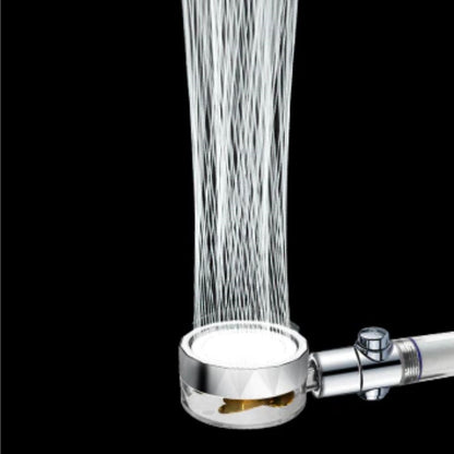 Starixa® Turbo Pervaneli ve Filtreli Su Tasarruflu 360 Derece Dönebilen Tazyikli Duş Başlığı