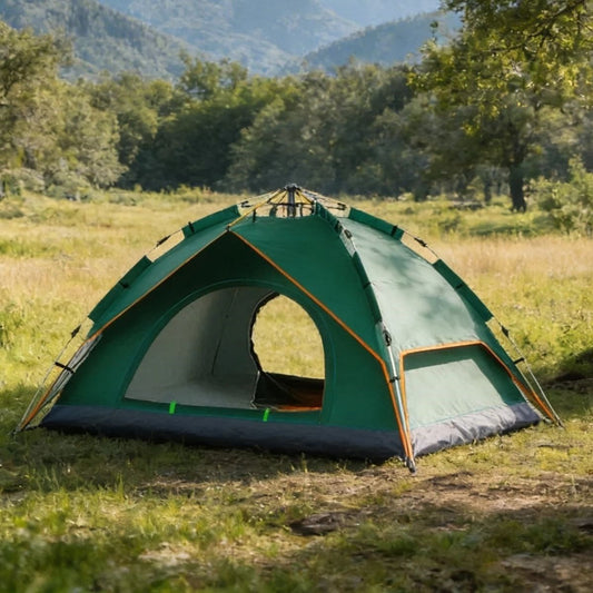 Starixa® 6 Kişilik Otomatik Kamp Çadırı - Çift Katmanlı, Suya Dayanıklı, Hızlı Kurulum Outdoor Aile ve Doğa Çadırı 200x250x150 cm