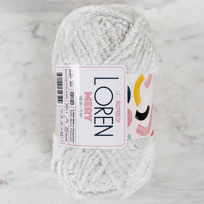 Loren Mery Grey Hand Knitting Yarn - M407 - 34314