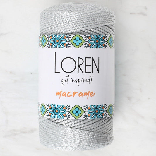 Loren Macrame Grey Hand Knitting Yarn - RM 060 - 34331