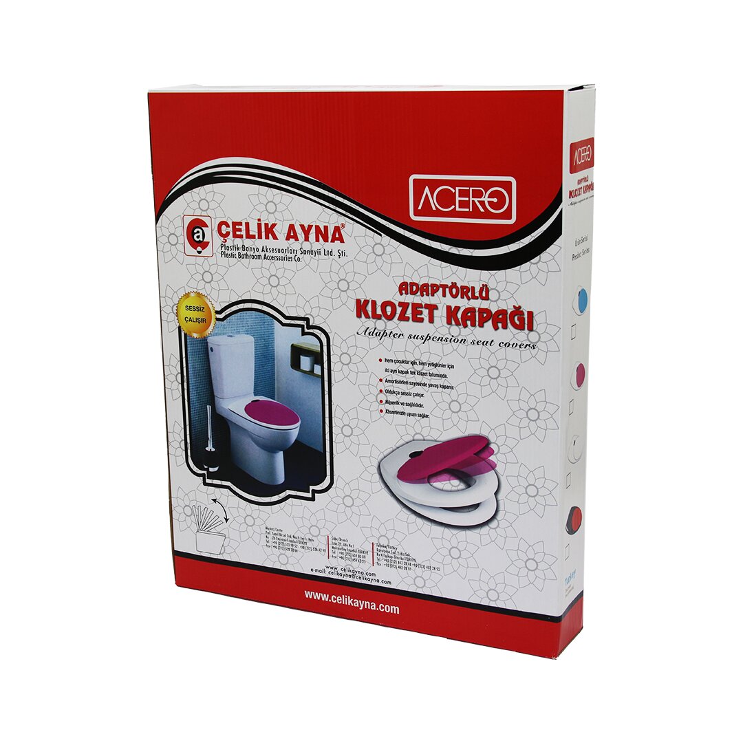 ACERO CHILDREN'S TOILET SEAT WITH ADAPTER (5347)